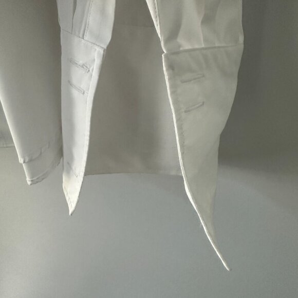 White Men's UK Marks & Spencer Dress Shirt Size 18 x 2 - Picture 10 of 14